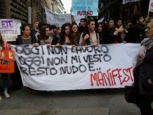 corteo studenti firenze 1