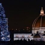A Christmas tree in Florence