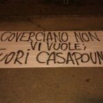 casapound coverciano manifesto protesta