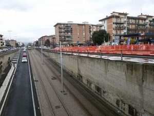 tramvia sottopasso foggini talenti