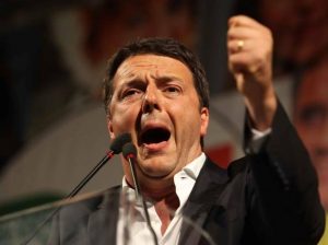 renzi comizio