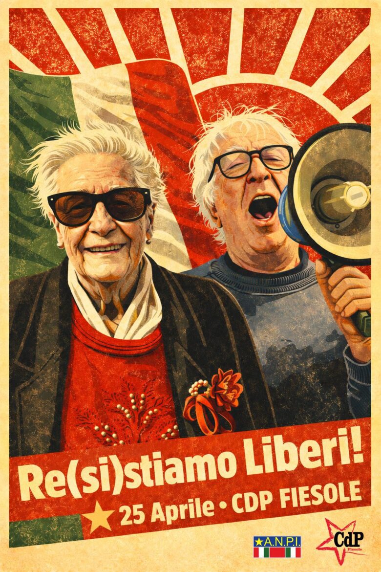 Musica, un incontro, pranzo sociale e spaghettata antifascista per il 25 Aprile della Casa del Popolo di Fiesole – ASCOLTA