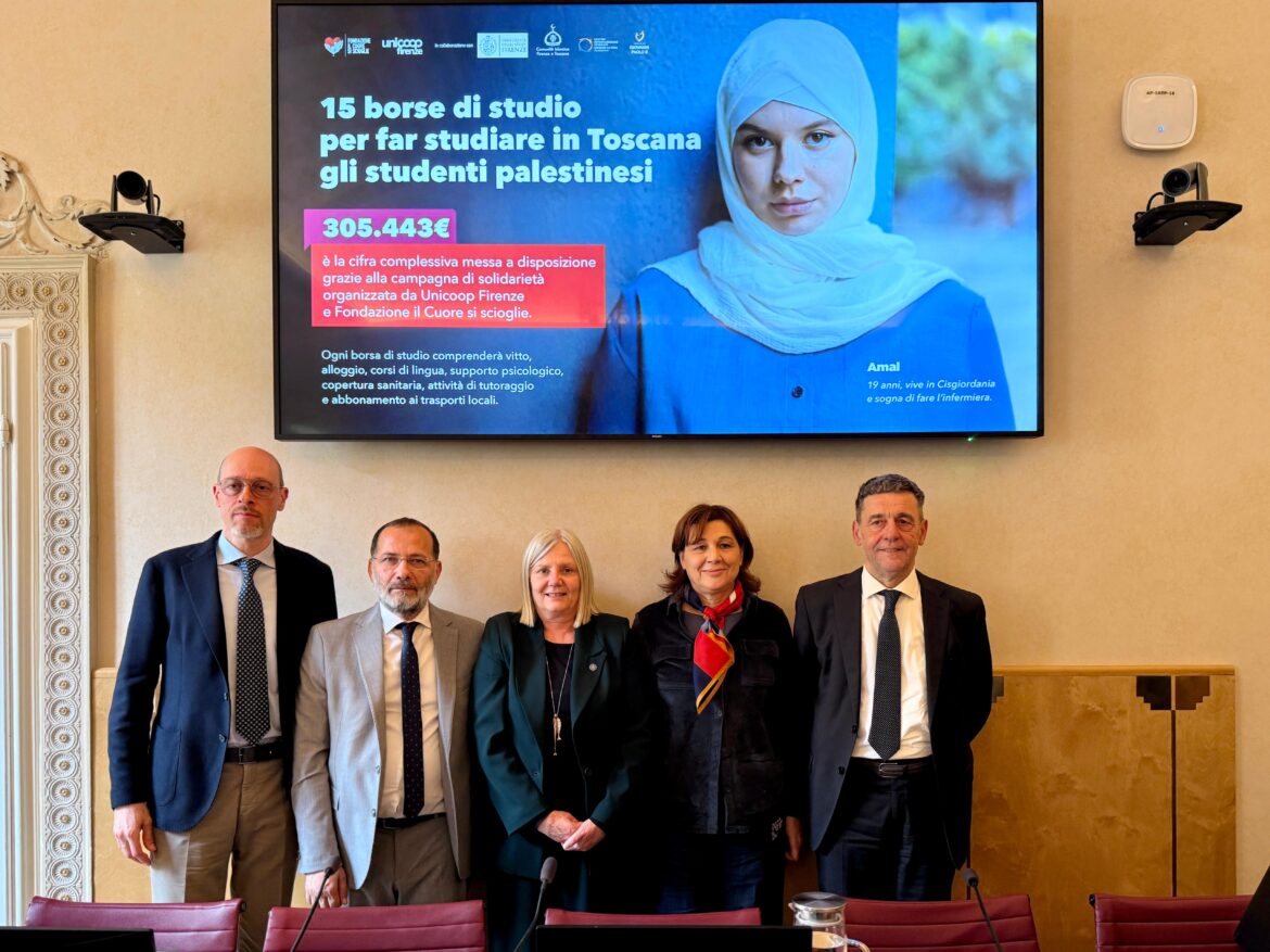 “Insieme per gli studenti palestinesi”, chiusa la campagna di Unicoop a sostegno di 15 giovani palestinesi provenienti da Gaza e Cisgiordania – ASCOLTA