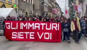 manifestazione studenti maturità