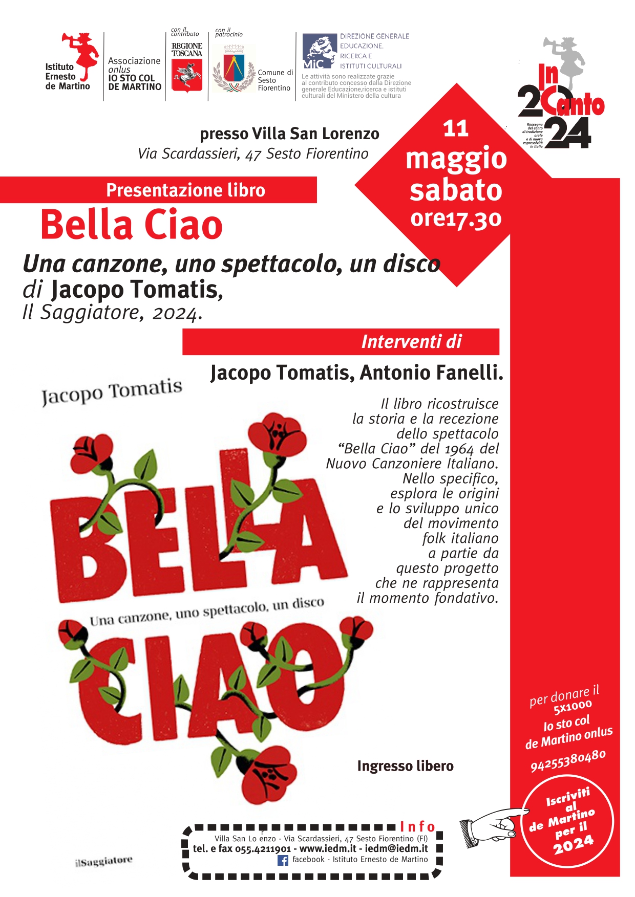La storia di “Bella Ciao” come simbolo della Resistenza, nel libro di Jacopo Tomatis – ASCOLTA