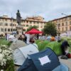 Palestina, prosegue in piazza San Marco l'”acampada” degli studenti universitari – ASCOLTA