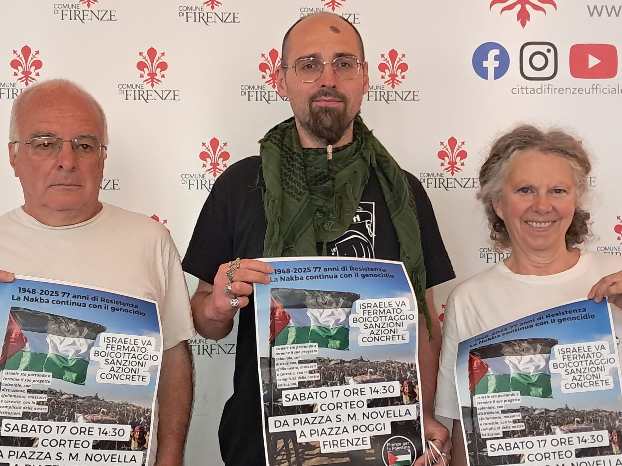 “Basta genocidio, fermiamo Israele con azioni concrete”: sabato corteo a Firenze a 77 anni dalla “nakba” – ASCOLTA
