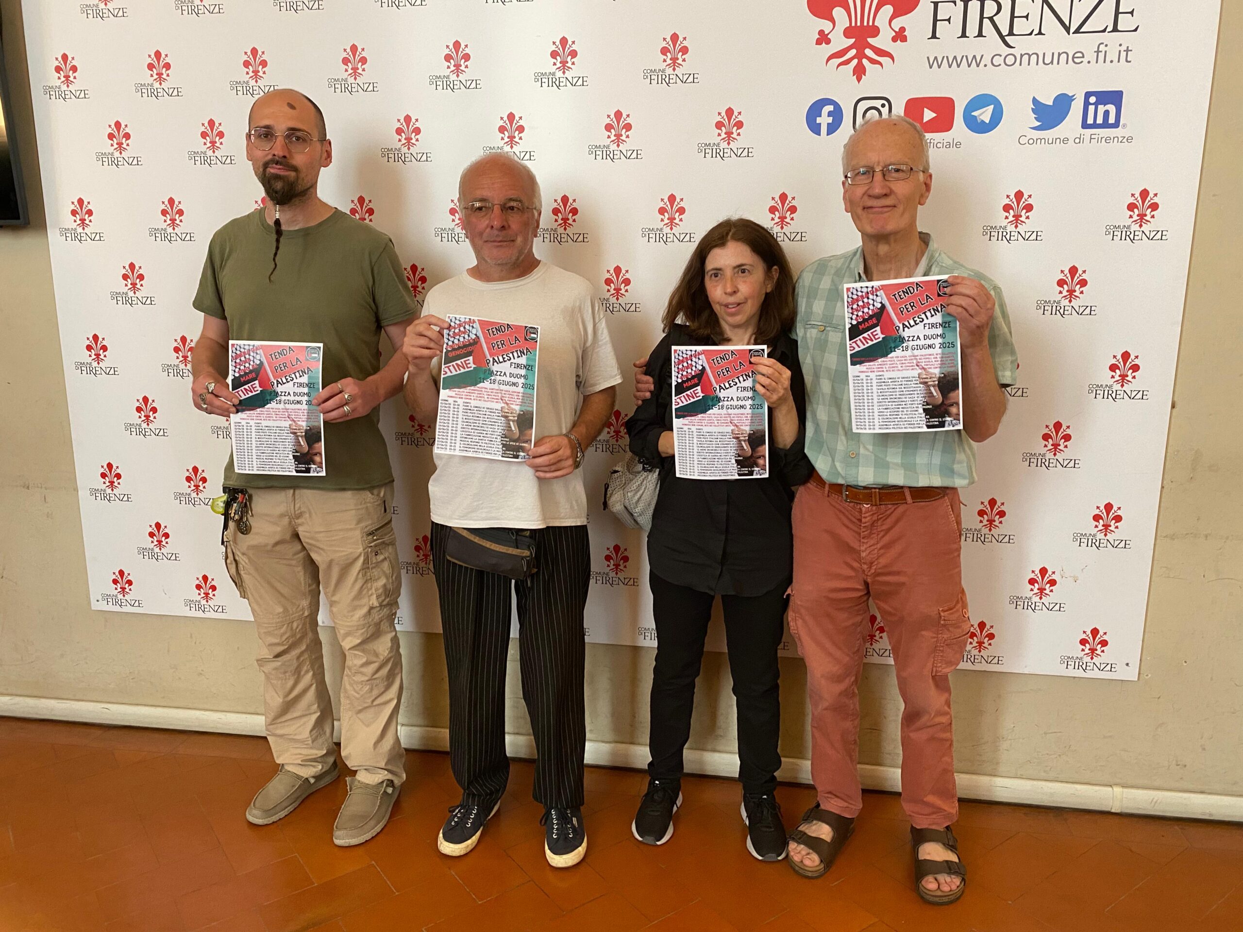 Davanti alla Regione Toscana arriva la “Tenda per la Palestina”. “Fuori il console d’Israele dalla Fondazione Meyer”, la prima iniziativa – ASCOLTA