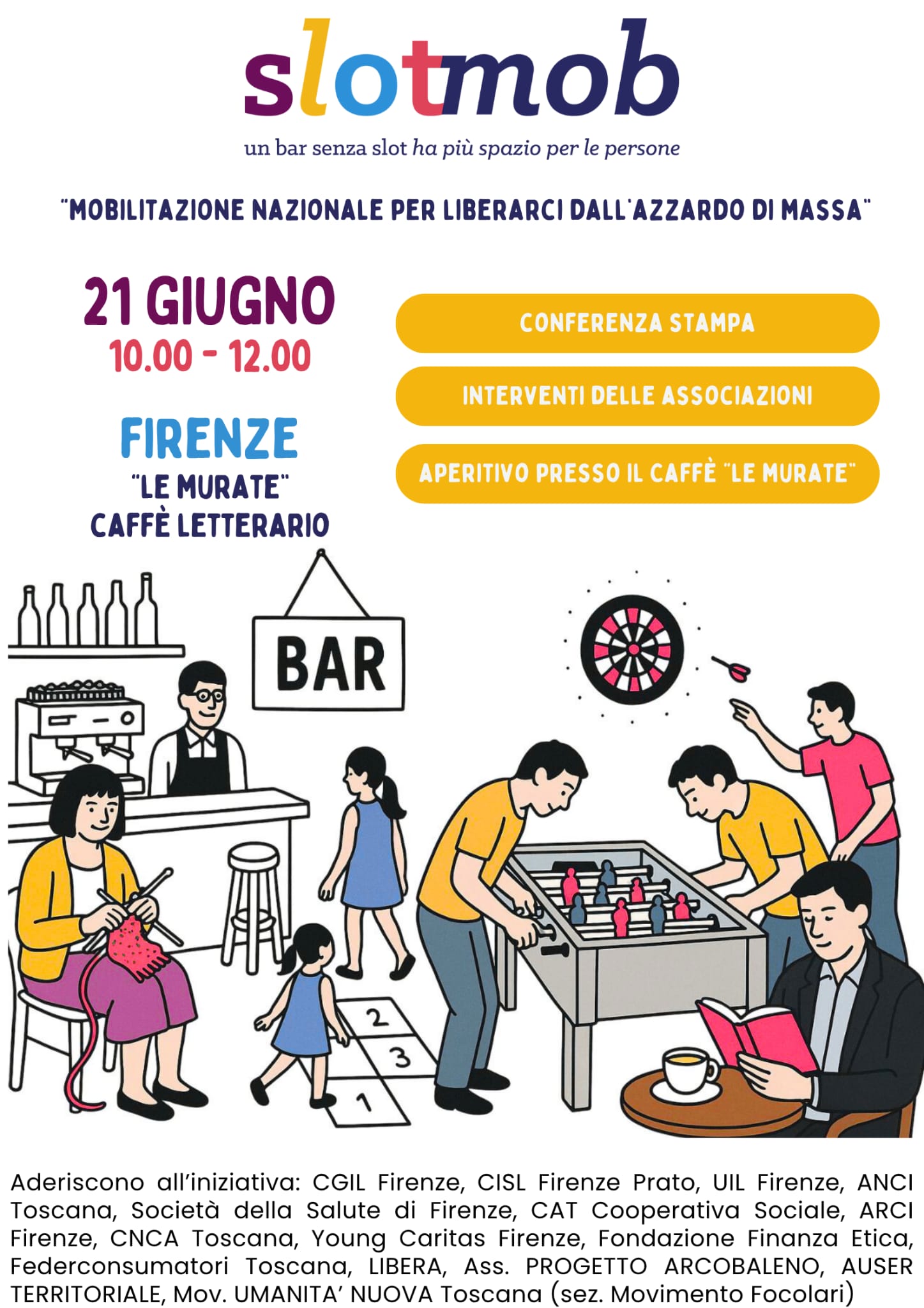 Slot Mob, a Firenze e Sesto due tappe della mobilitazione nazionale per “liberarci dall’azzardo di massa” – ASCOLTA