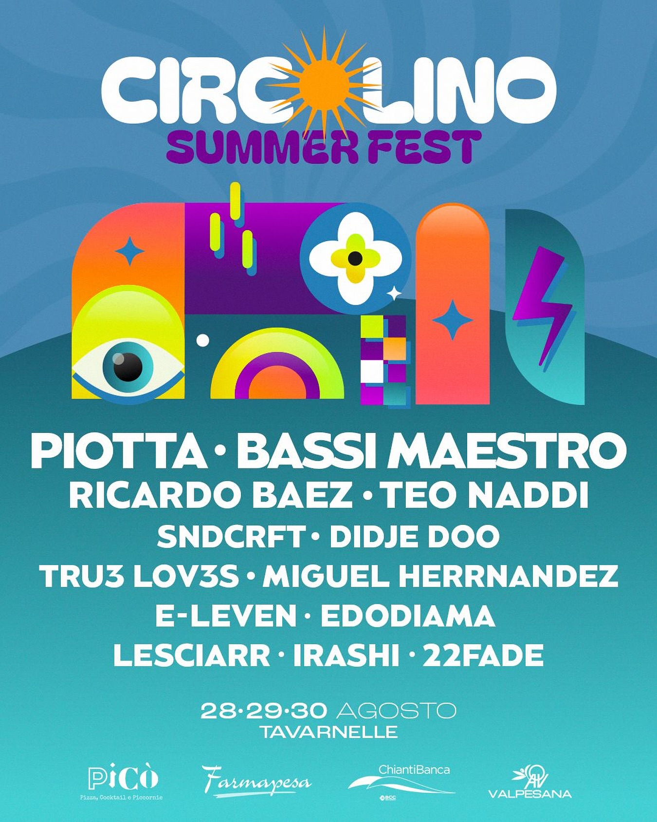 Piotta e Bassi Maestro tra gli ospiti della prima edizione del “Circolino Summer Fest” – ASCOLTA