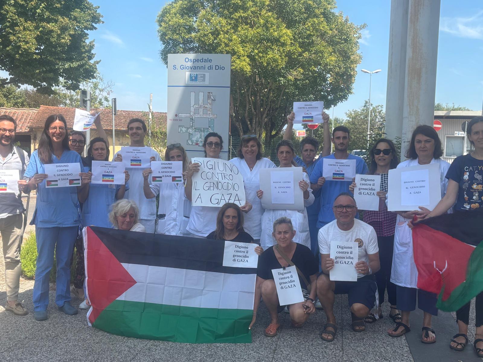 “Digiuno per Gaza”, 20 mila adesioni in tutta Italia. In Toscana 15 presidi: “Basta parole, stop alle armi” – ASCOLTA