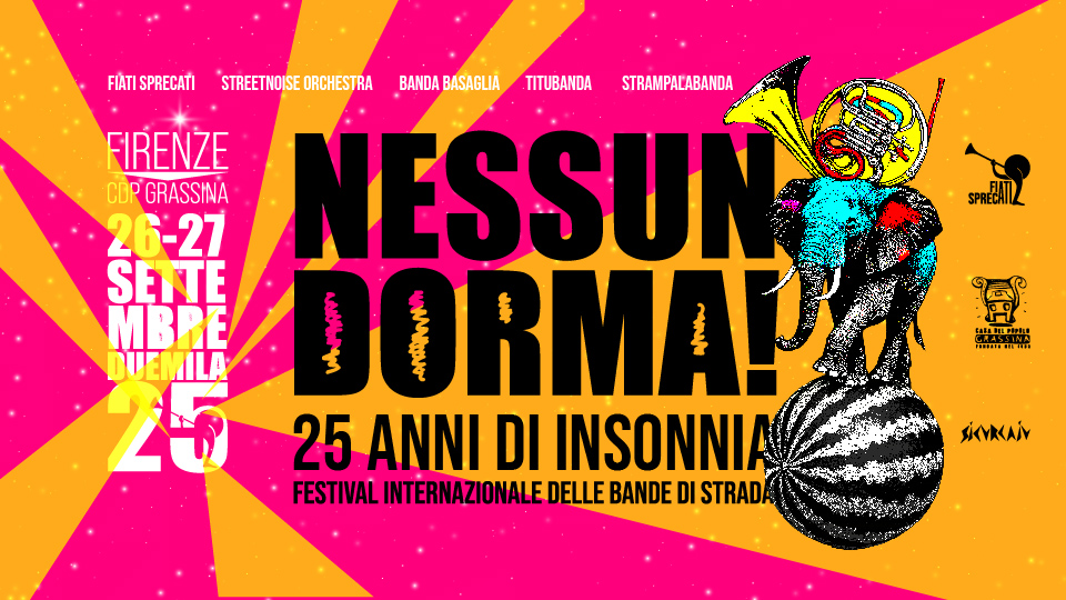 “Nessun Dorma”, due giorni di street band alla casa del popolo di Grassina per il compleanno dei Fiati Sprecati – ASCOLTA