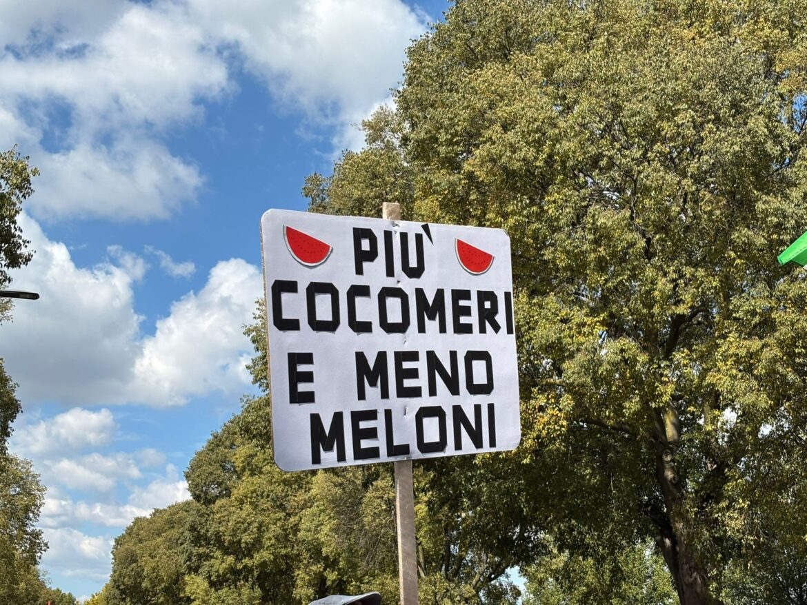 Giorgia Meloni stasera a Firenze, città blindata per la contro-manifestazione del movimento pro-Pal – ASCOLTA