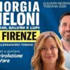 Giorgia Meloni stasera a Firenze, città blindata per la contro-manifestazione del movimento pro-Pal – ASCOLTA