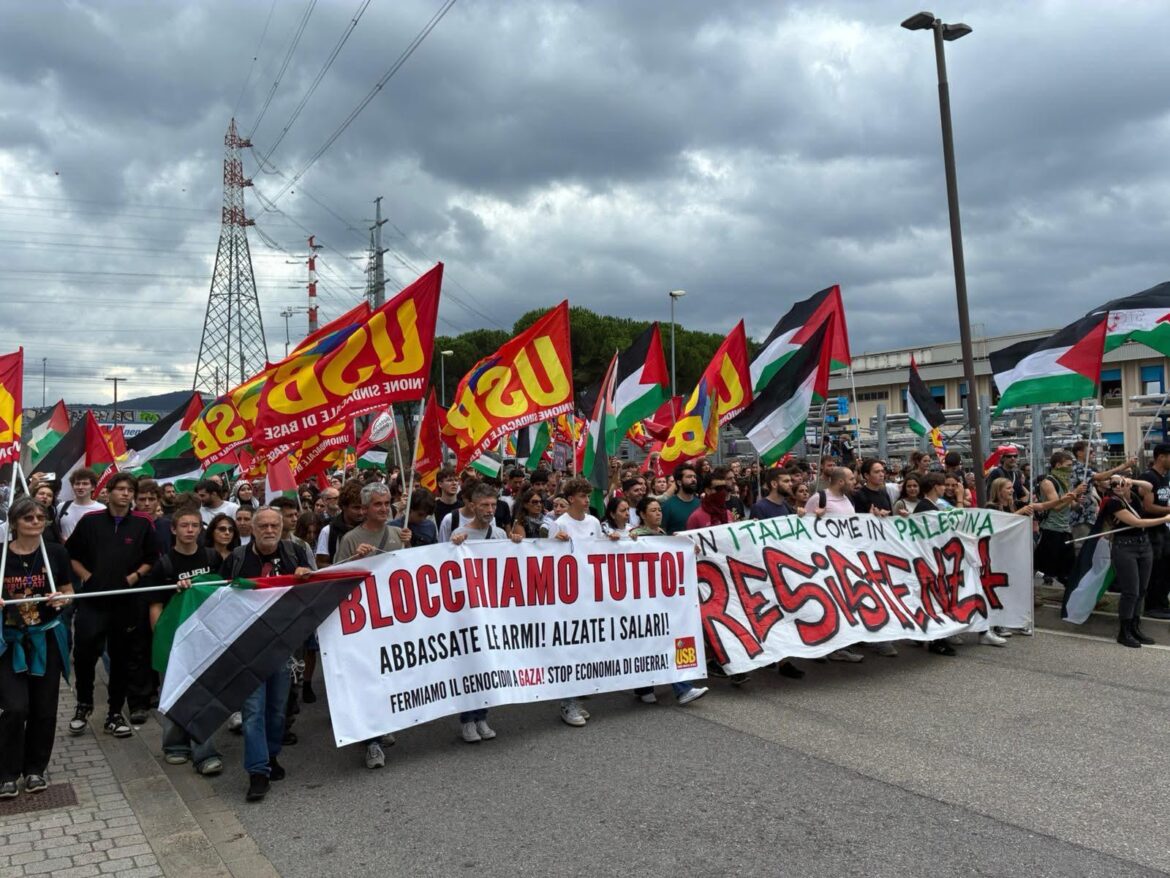 “Contro la finanziaria e per la Palestina”: venerdì anche a Firenze sciopero generale e corteo dei sindacati di base – ASCOLTA