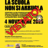 Anche in Toscana presidi contro lo stop del governo al convegno “La scuola non si arruola”. Usb: “No alla censura” – ASCOLTA