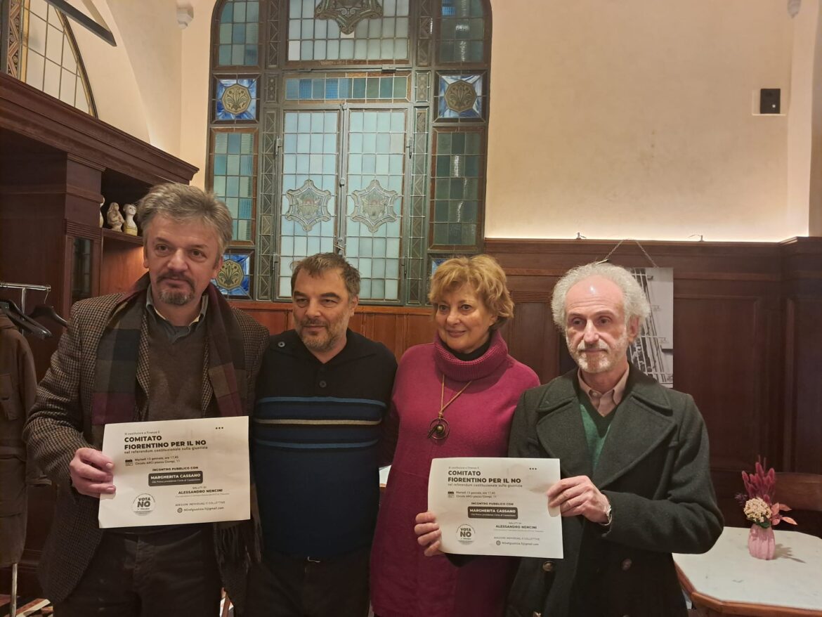 Referendum giustiza, oltre 30 soggetti nel neonato comitato fiorentino per il NO: “Riforma pericolosa, nasconde un progetto autoritario” – ASCOLTA