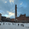 Neve a Siena, scuole chiuse e qualche disagio alla circolazione