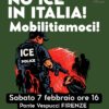 Sabato manifestazione NO ICE sul Ponte Vespucci: “Anche contro la stretta securitaria dopo i fatti di Torino”  – ASCOLTA