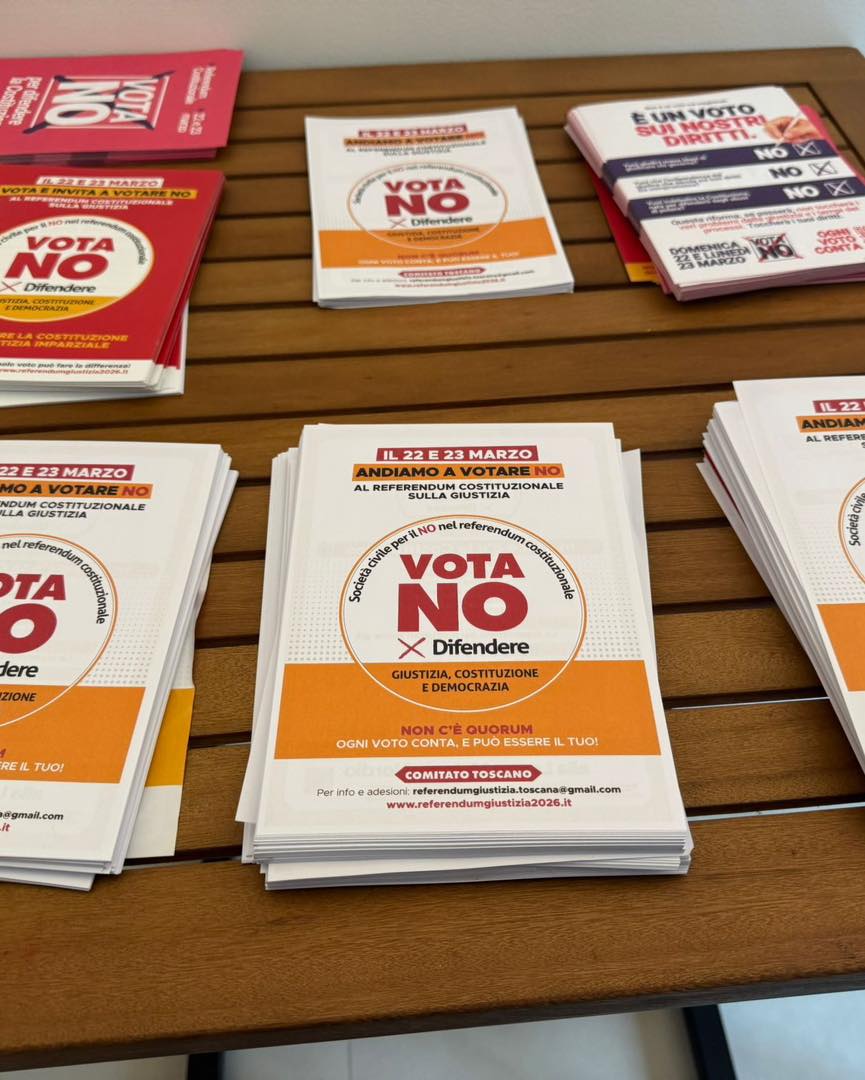 Referendum: Vince il NO! Affluenza in Toscana oltre il 66%.