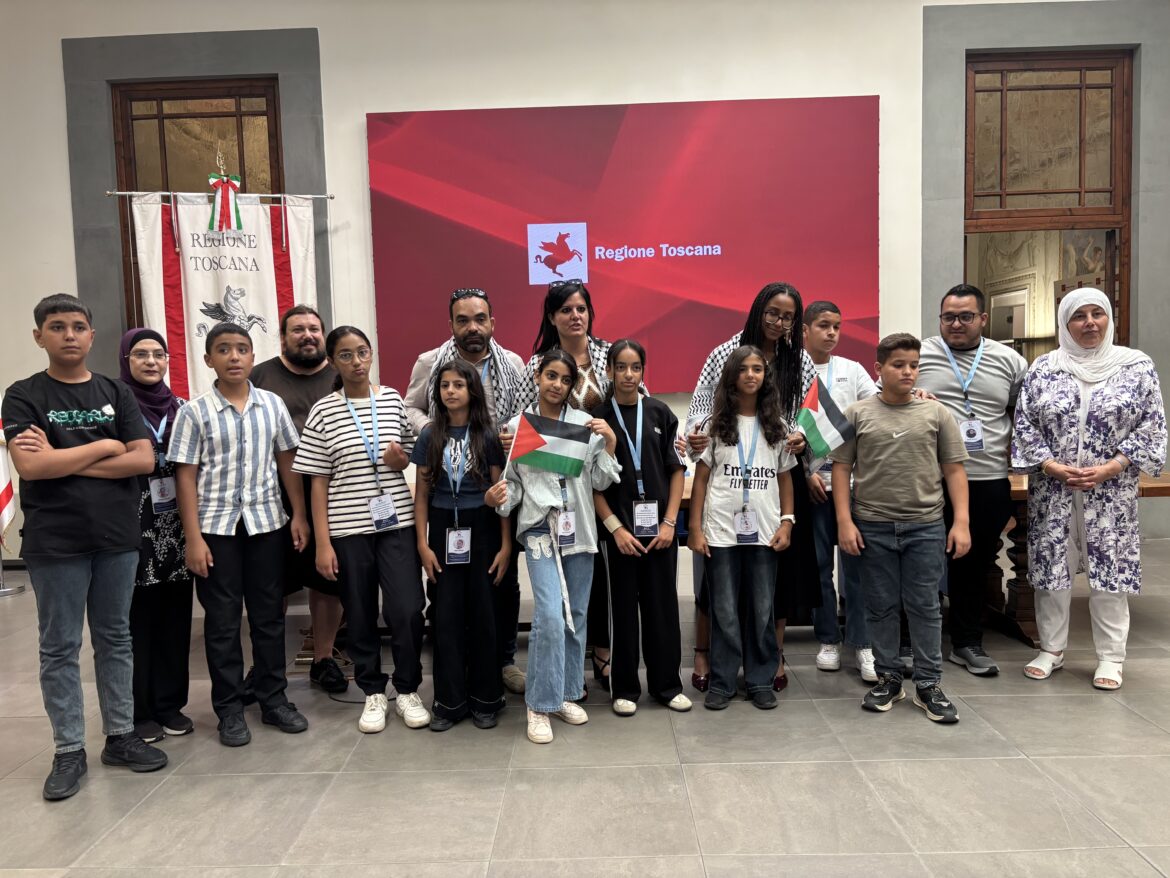 Visita in Regione Toscana di un gruppo di bambini e bambine palestinesi del campo profughi di Balata. “Abbiamo diritto a vivere come gli altri bambini del mondo” – ASCOLTA