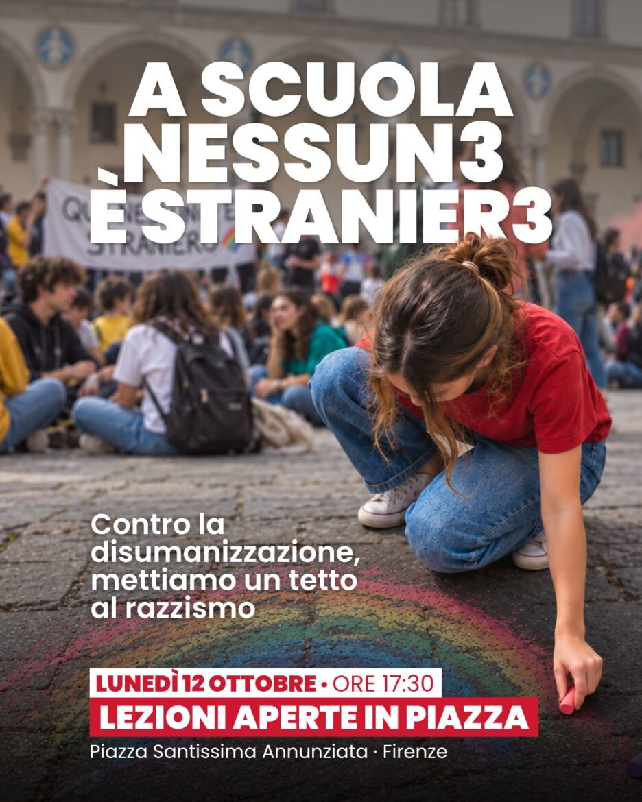 “A scuola nessuno è straniero”. Lunedì 12 ottobre lezioni aperte in piazza Ss. Annunziata
