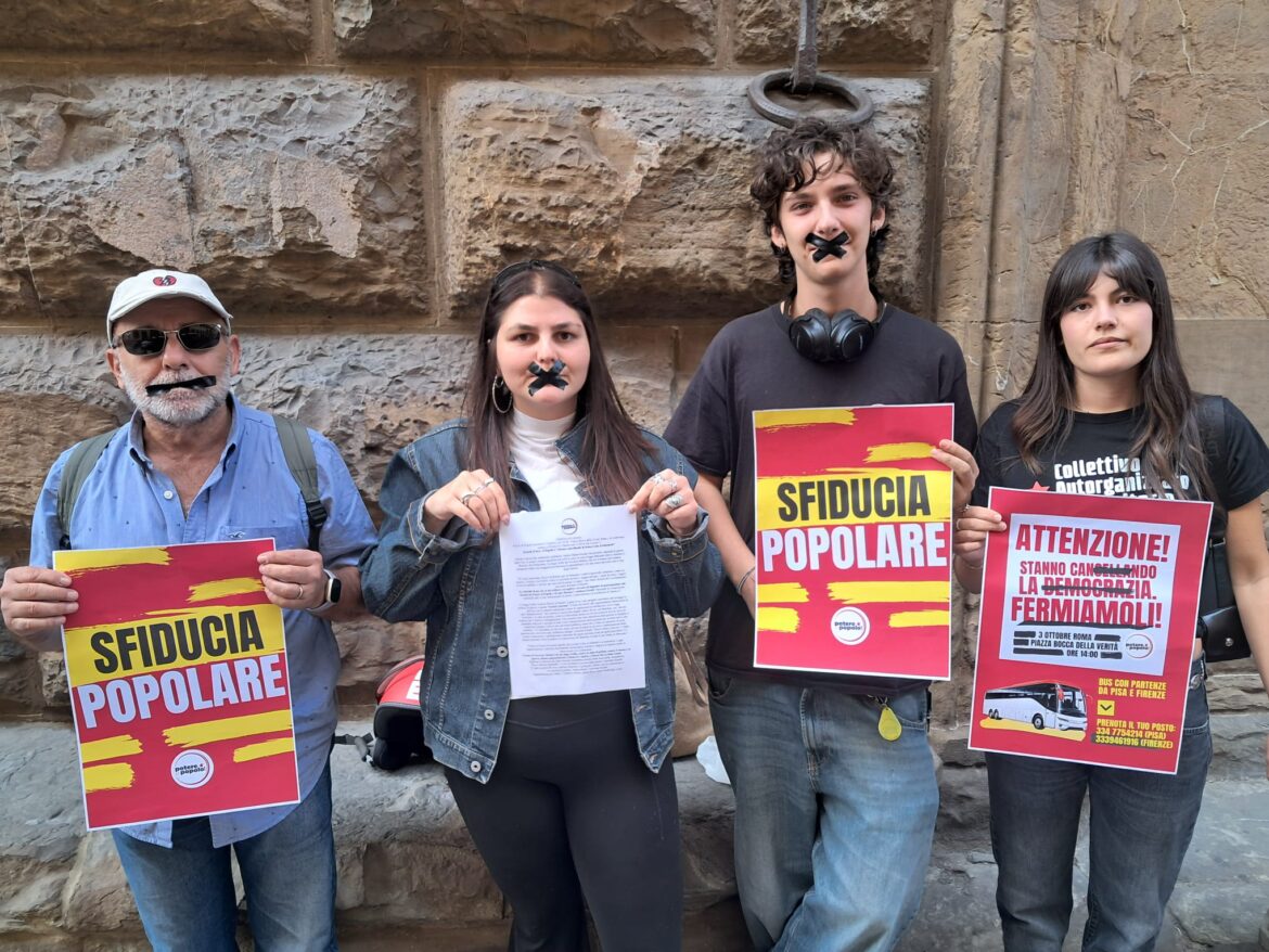 “Melonellum, legge liberticida”, Potere al Popolo si mobilita: a Roma e non solo – ASCOLTA